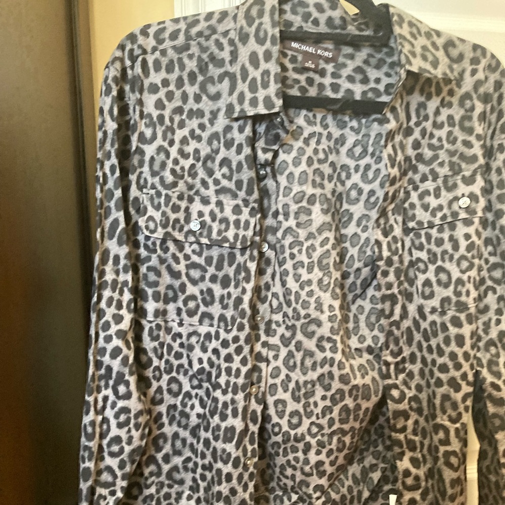 Mens Michael Kors button down shirt size M white